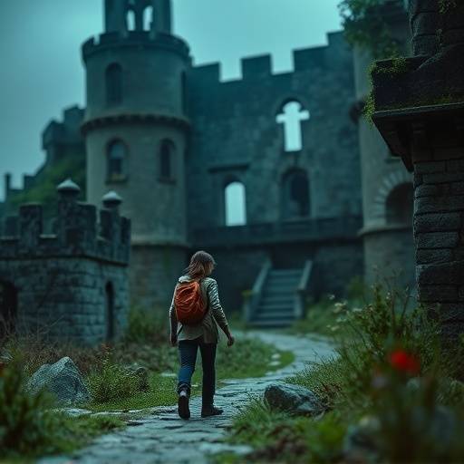 Miniature de l'épisode 3 : 'Le Secret du Château' montrant Élise et Antoine explorant un château abandonné à la recherche d'indices.