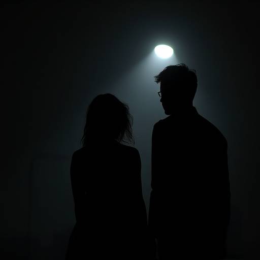 Miniature de l'épisode 4 : 'Les Ombres du Passé' montrant une silhouette sombre observant Élise et Antoine.
