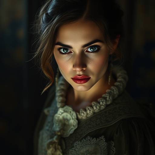 Photo de Léa Dubois, actrice incarnant le personnage d'Anya Petrova dans 'Révolution!'