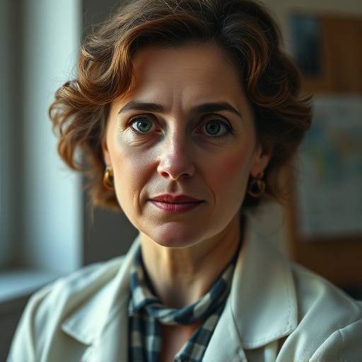 Portrait de Juliette Moreau, actrice jouant le rôle de Dr. Élise Dubois.